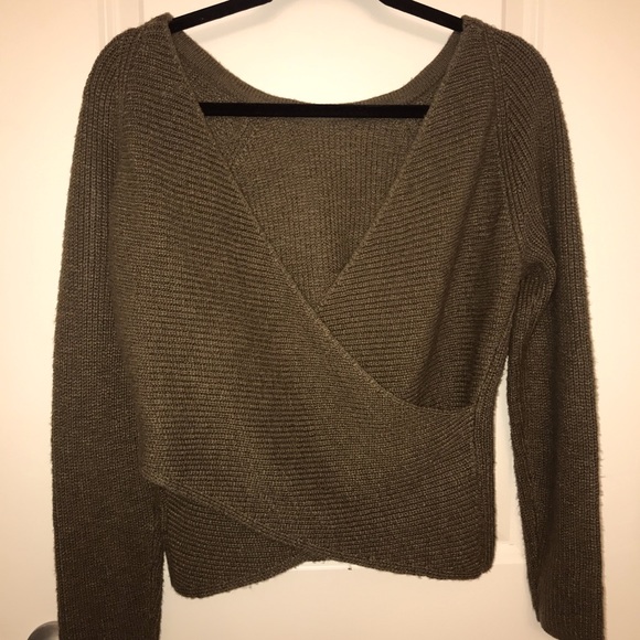 Aerie knit sweater with cross back! - Picture 3 of 5